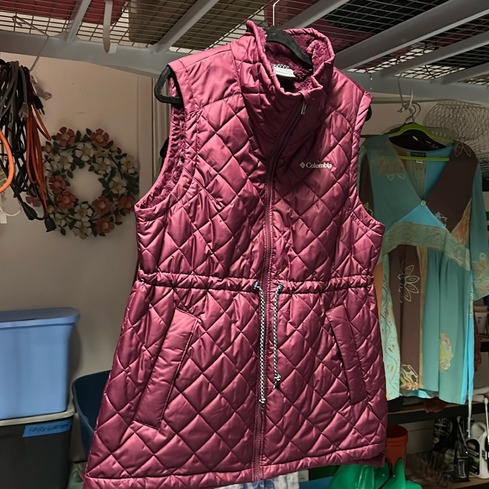 Columbia sportswear quilted vest XL